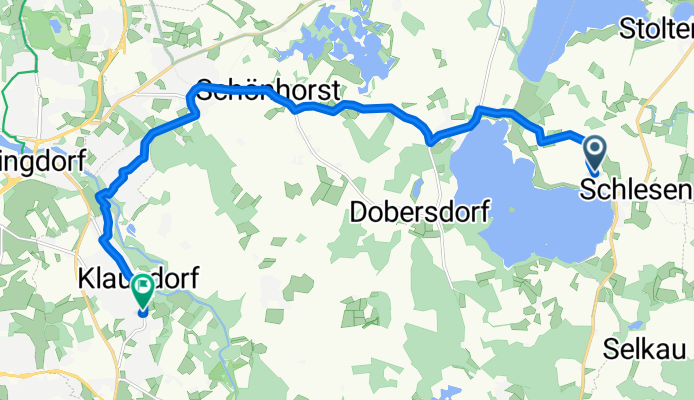 Redder am See, Schlesen nach Dorfstraße 114A, Schwentinental