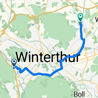 Nägelseestrasse 71, Winterthur nach Farmerstrasse 18, Winterthur