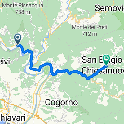 Da Via Giovanni Pezzolo 21/A, San Colombano a Via San Biagio 51, Ne
