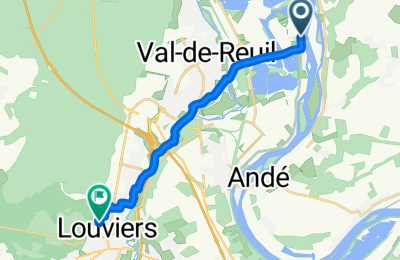 Route in der Bikemap App öffnen