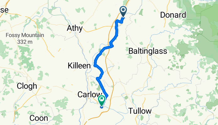 R448, Ballitore to River View, Church Road, Carlow