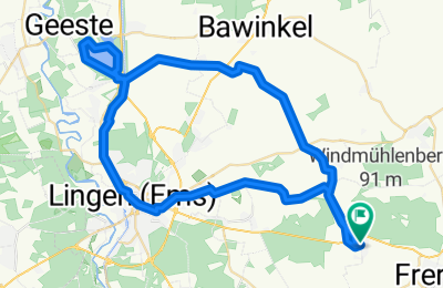 Route in der Bikemap App öffnen