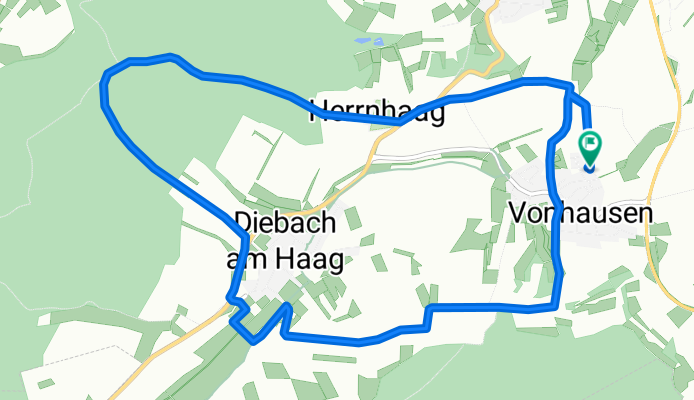 Vonhausrn-Herrn Haag-Diebach-Vonhausen