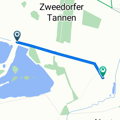 Unnamed Road, Schwanheide nach Unnamed Road, Schwanheide