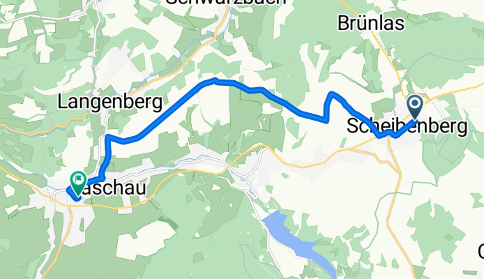 Klingerstraße 3, Scheibenberg nach Beethovenstraße 4, Raschau-Markersbach