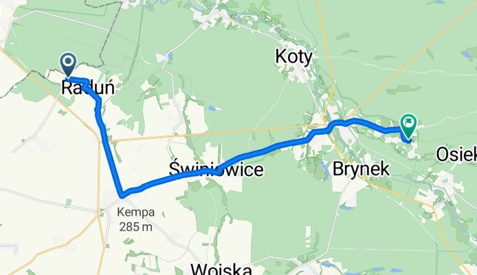 Wiejska 5D, Borowiany do Wiejska 102, Nowa Wieś Tworoska
