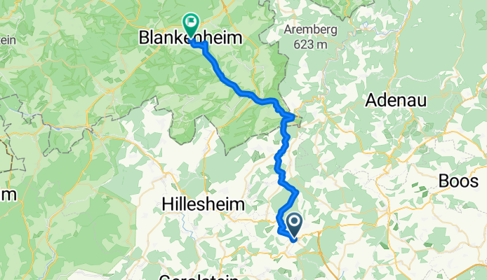 Hillesheimer Straße 1B, Dreis-Brück nach Rathausplatz 16, Blankenheim