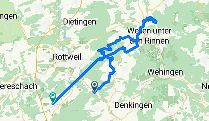 Lauffener Straße 23, Rottweil nach Schützenstraße 25, Deißlingen