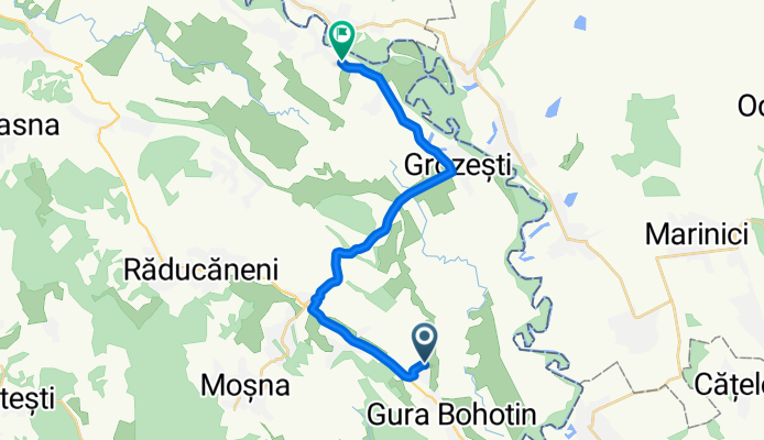 Unnamed Road, Zberoaia to DJ249, Colţu Cornii