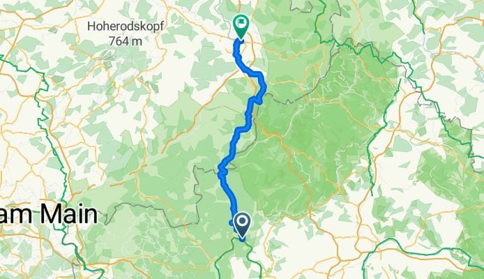 Gemünden nach Fulda