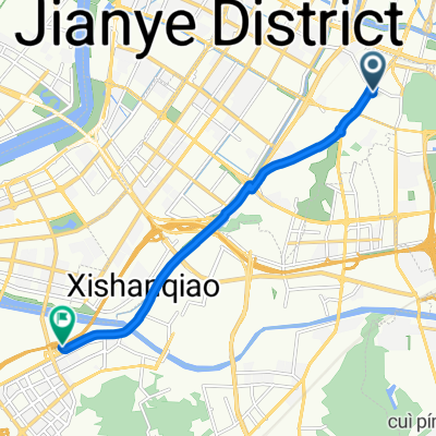 雨花西路 113号, 南京市 to S001(绕城路), 南京市