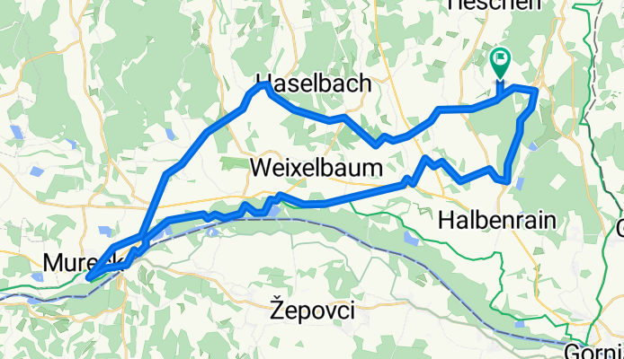 Klöchberg, Mureck, Röcksee, Unterpurkla, Klöch 43 km