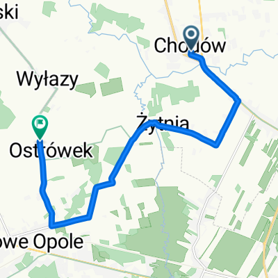 Zielona 16, Chodów do Wyłazy 76, Mokobody