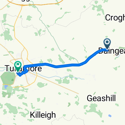 National Waymarked Wayf, Daingean to 10 Healy St, Tullamore