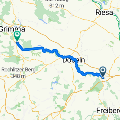 Höhenweg 4, Nossen nach Kleinbothen 32, Grimma