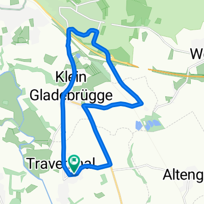 Traventhal - Klein Gladebrügge - Bad Segeberg - Mielsdorf - Traventhal