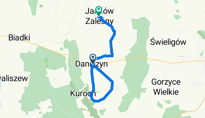 Daniszyn 29, Daniszyn do Janków Zaleśny 73, Raszków