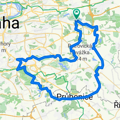 Vidlak-Brumlovka-Čestice-Benice-Uhříněves-Vidlak