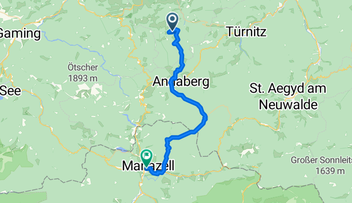 Steinrotte 6 nach Grazer Straße 31, Mariazell