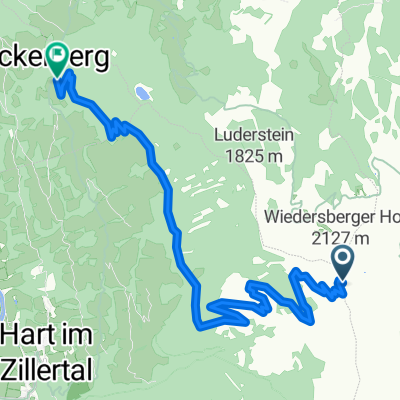 Wiedersberger Horn -&gt; Reither Kogel