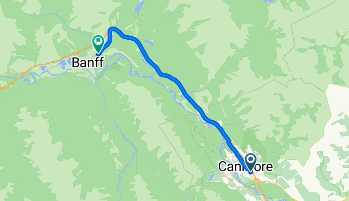 Canmore to Banff