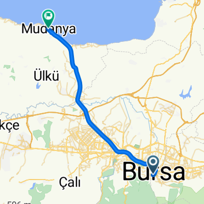 6. Kultur Sk. 2, Osmangazi to Parti Sk. 7/1, Mudanya