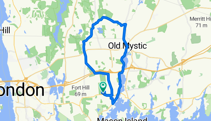 218 High Meadow Ln, Mystic to 218 High Meadow Ln, Mystic