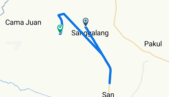 Zaragoza - San Antonio Road to Unnamed Road, San Antonio