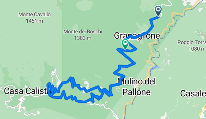 Da Via Provinciale 2, Lustrola a Strada Provinciale 55, Alto Reno Terme