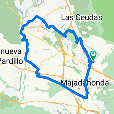 las rozas - rio guadarrama - majadahonda - las rozas