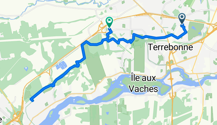 De 152 Rue de la Matamec, Terrebonne à 2790 Boul de la Pinière, Terrebonne