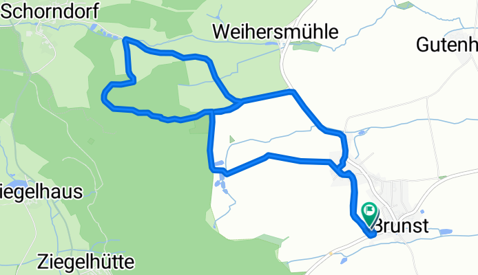 Brunst, Leutershausen kurze Abendrunde