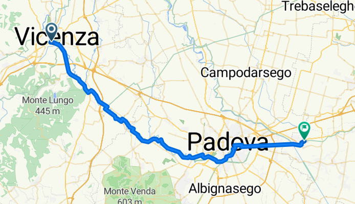 da Vicenza a Fiesso d'Artico