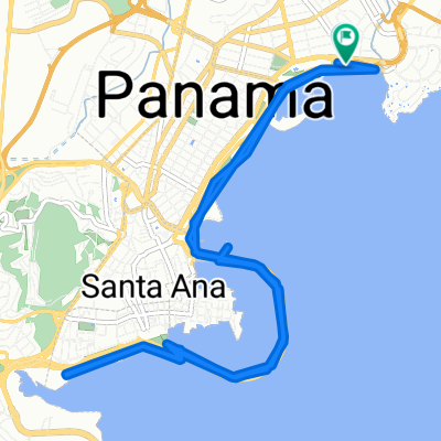 De Avenida Balboa, Panamá a Cinta Costera, Panamá