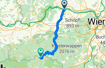 Route in der Bikemap App öffnen