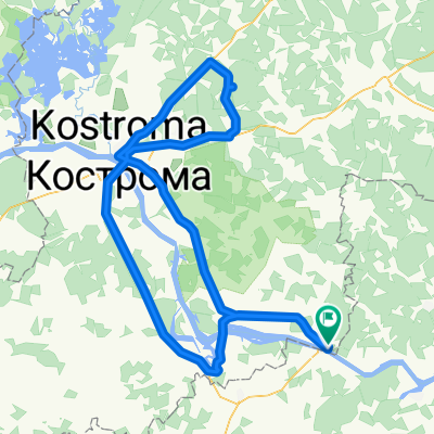 От Unnamed Road, Гравийный Карьер до Костромская область