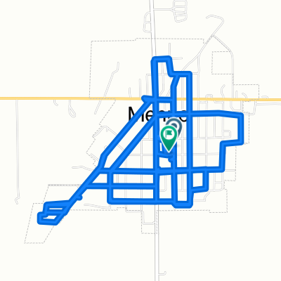 Moderate route in Menno