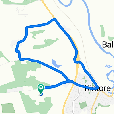 Hillhead Caravan Park, 5 Hallforest, Inverurie to Hillhead Caravan Park, 5 Hallforest, Inverurie