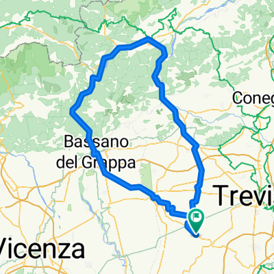 Trebaseleghe-Grappa-Feltre-Trebaseleghe