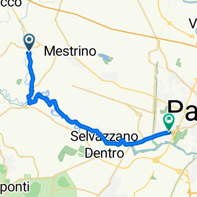 Da Via Reolda 10, Veggiano a Via Santi Fabiano e Sebastiano 2, Padova
