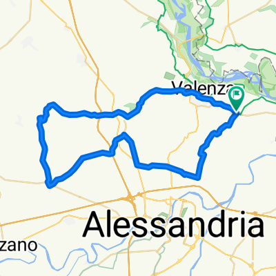 Giro intorno a Valenza 50km