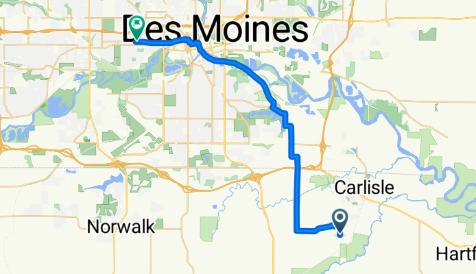 3509–3793 158th Ave, Carlisle to 3617 Ingersoll Ave, Des Moines