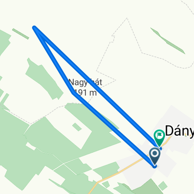Szondi utca 22., Dány to Pesti út 18., Dány