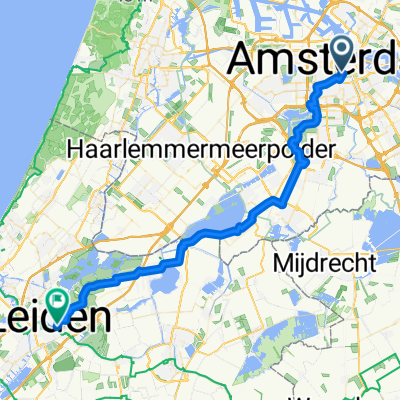Amsterdam to Leiden