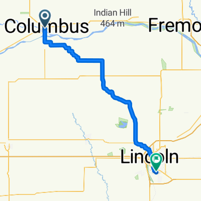 Columbus to Lincoln