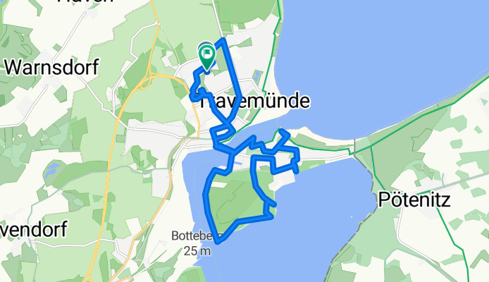 Nordmeerstraße 21, Lübeck nach Schwedenstraße 54, Lübeck