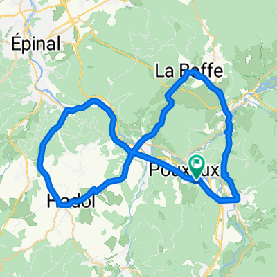 De Rue du Voyen 21, Pouxeux à Rue du Voyen 21, Pouxeux