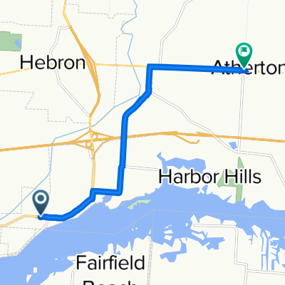 4455 Walnut Rd, Buckeye Lake to 5475 National Rd SE, Hebron