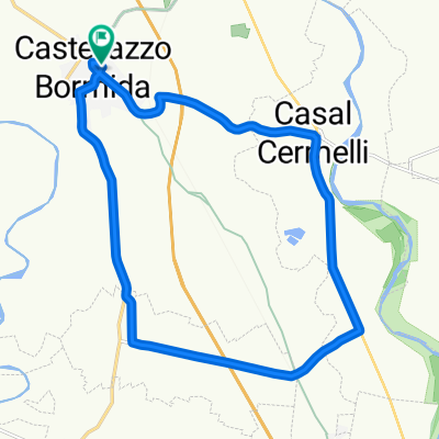 Da Via Monastero Vecchio 50, Castellazzo Bormida a Via Gamondio 37, Castellazzo Bormida