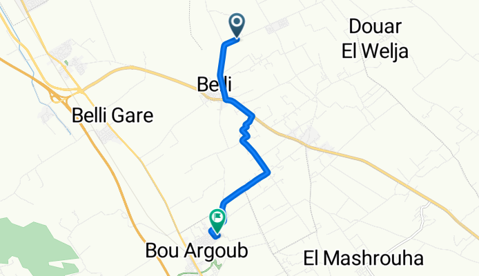 De Tunisie à Unnamed Road, Bou Argoub
